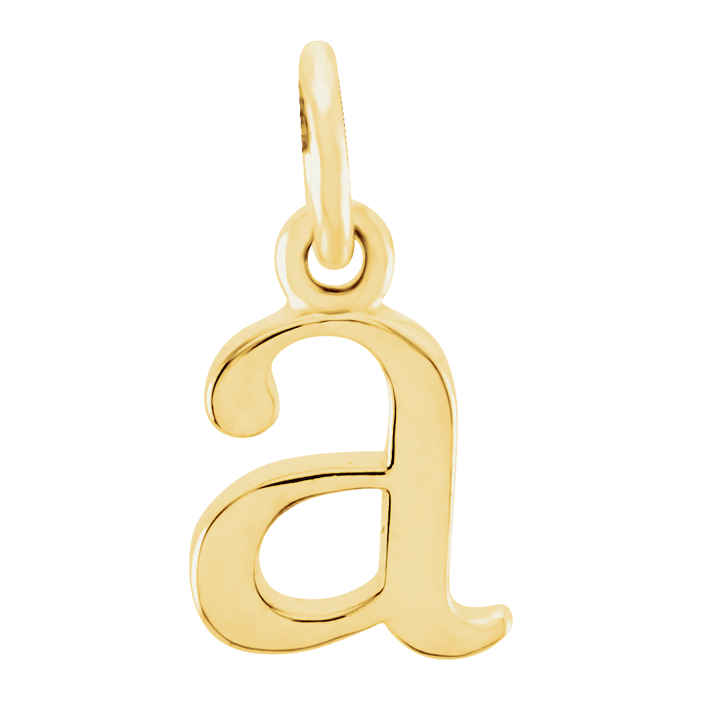 Lowercase Initial Pendant