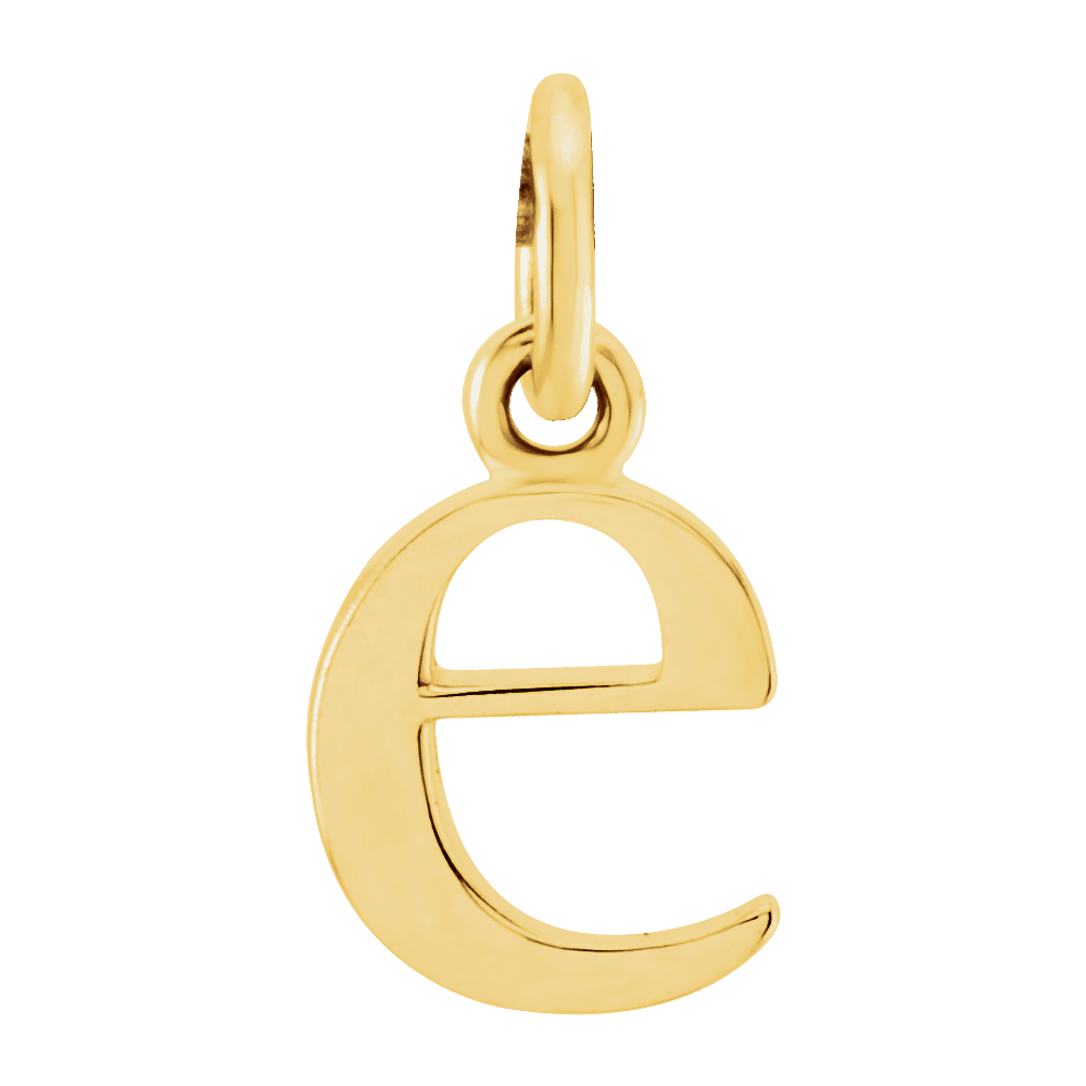 Lowercase Initial Pendant