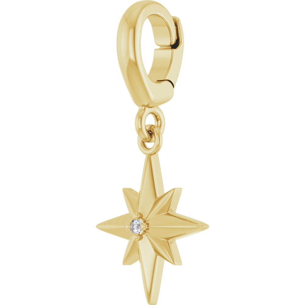 Starburst Diamond Charm