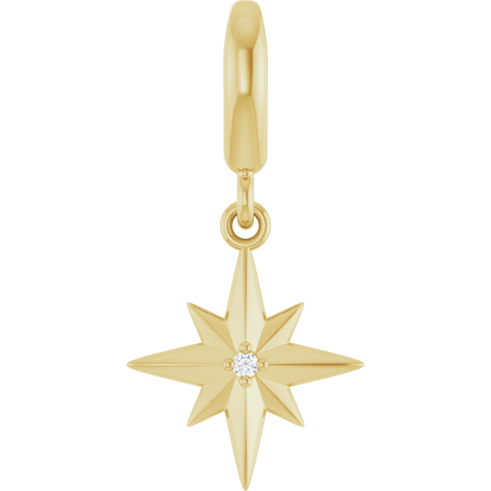 Starburst Diamond Charm