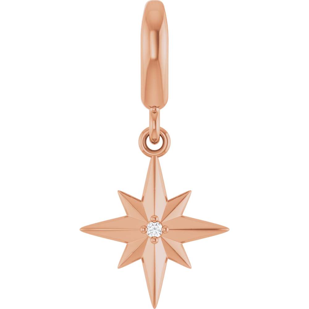 Starburst Diamond Charm