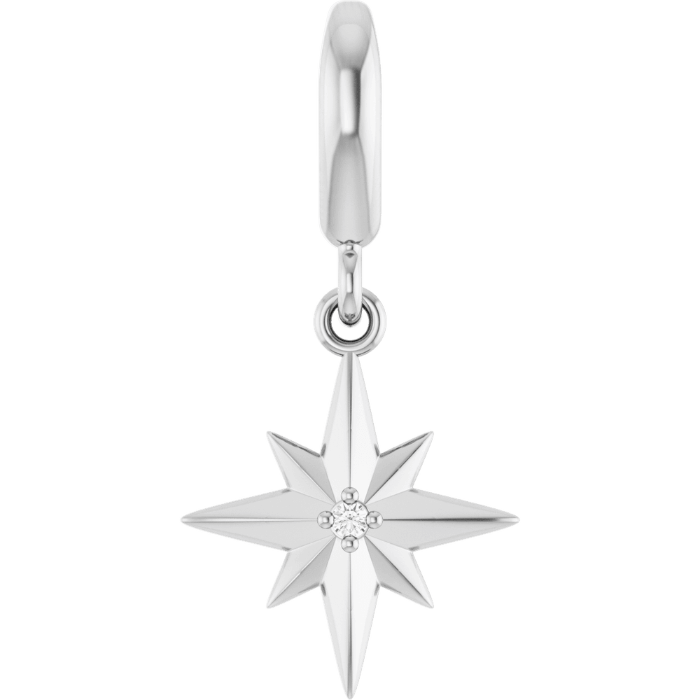 Starburst Diamond Charm