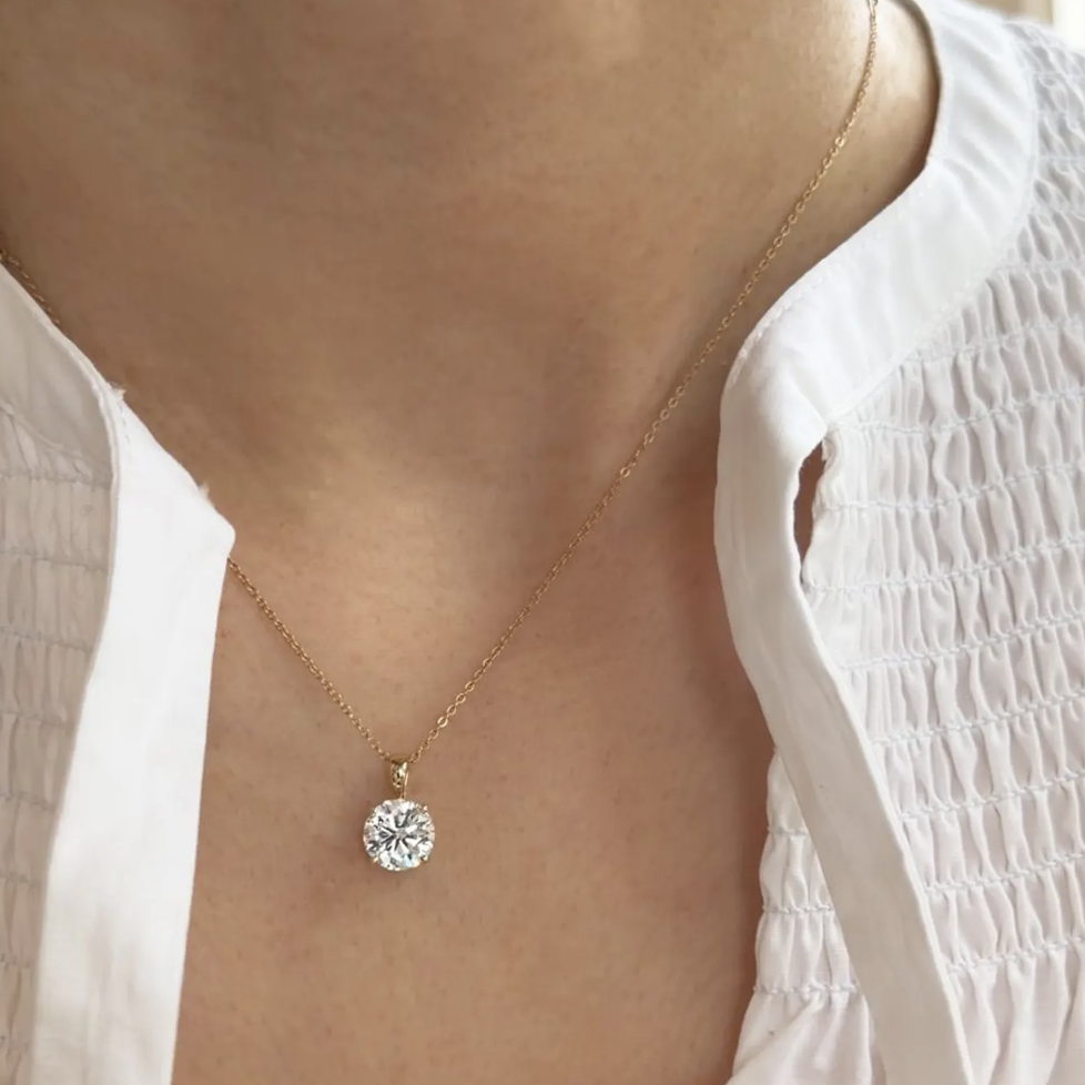 Round Diamond Solitaire 1-3CT.
