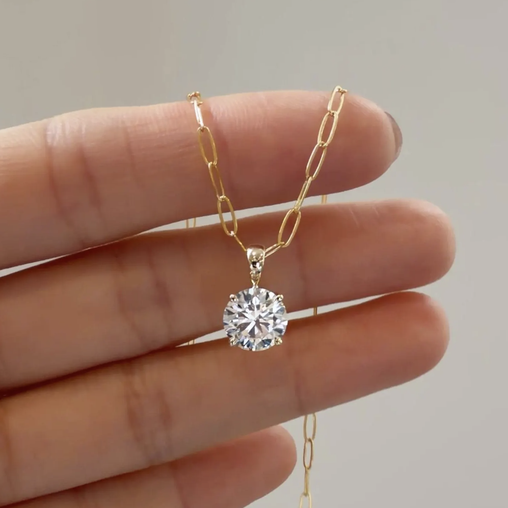 Round Diamond Solitaire 1-3CT.