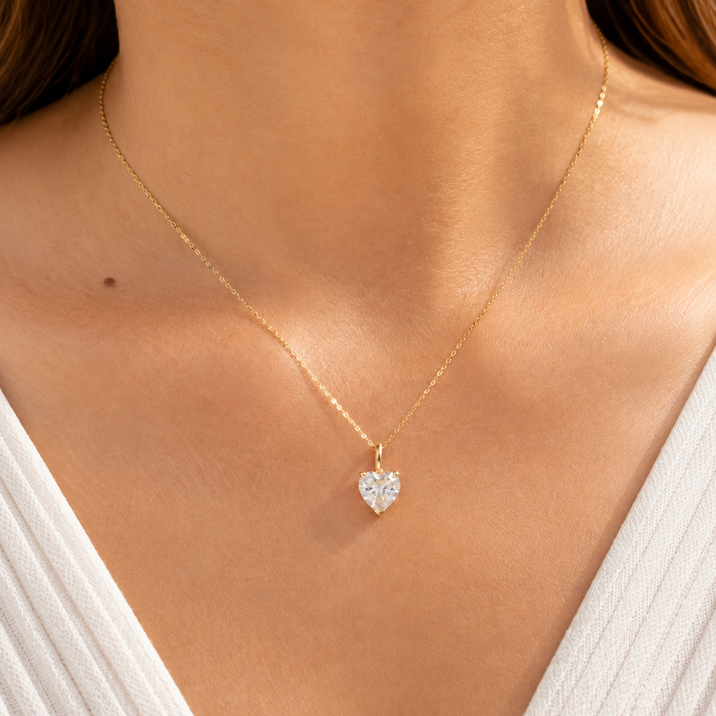 Heart Diamond Pendant